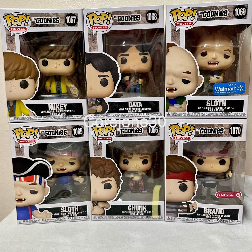 Funko Pop The Goonies. Entire set. New in box. Never opened.